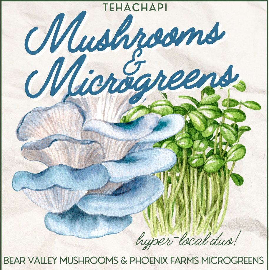 Mushrooms & Microgreens Tehachapi Delivery